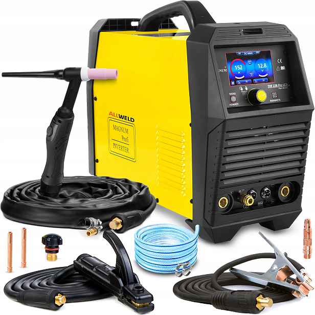 Svařovací Stroj Magnum Thf 238 Pro LCD V2 Puls Mma Tig Ac DC 200A Hliník 4T Hf