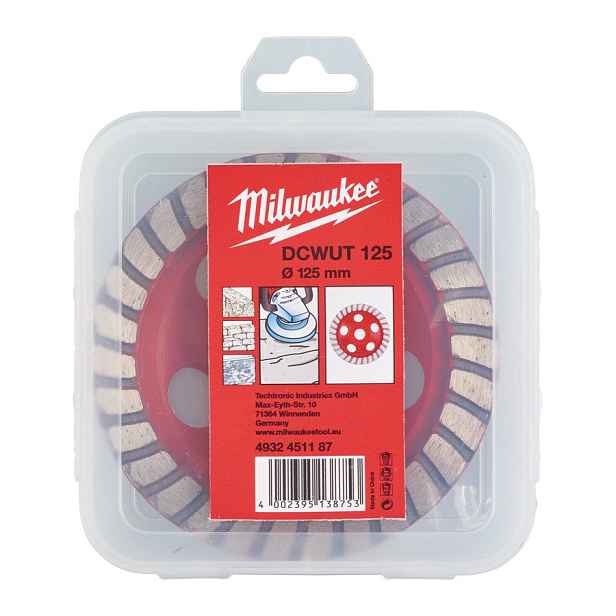 Diamantový kotouč Turbo Dcwut 125 betonu Milwaukee 125 mm