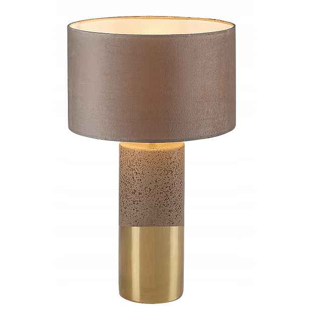 Keramická stolní lampa zlatá hnědá do obývacího pokoje, ložnice, 55 cm Rabalux