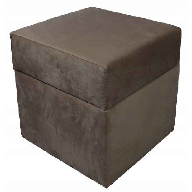 Taburet Otevírací 40x40x40 Manila velur plyš barvy