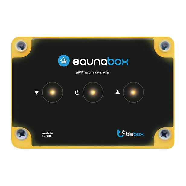 Ovládací modul sauny SaunaBox Blebox s WiFi a funkcí plánování
