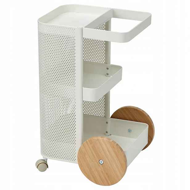Ikea Dajlien Kočárek, bílý, 42x39x65 cm 305.572.62