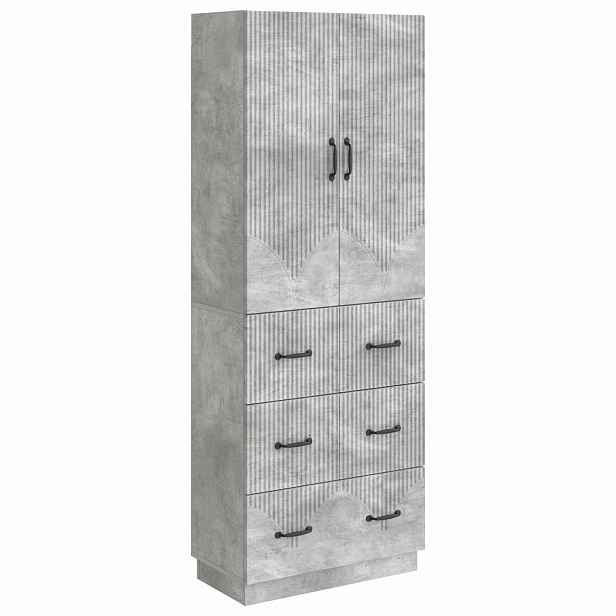 vidaXL Sada skříněk 2 ks 66 x 34,5 x 87 cm Kompozitní dřevo