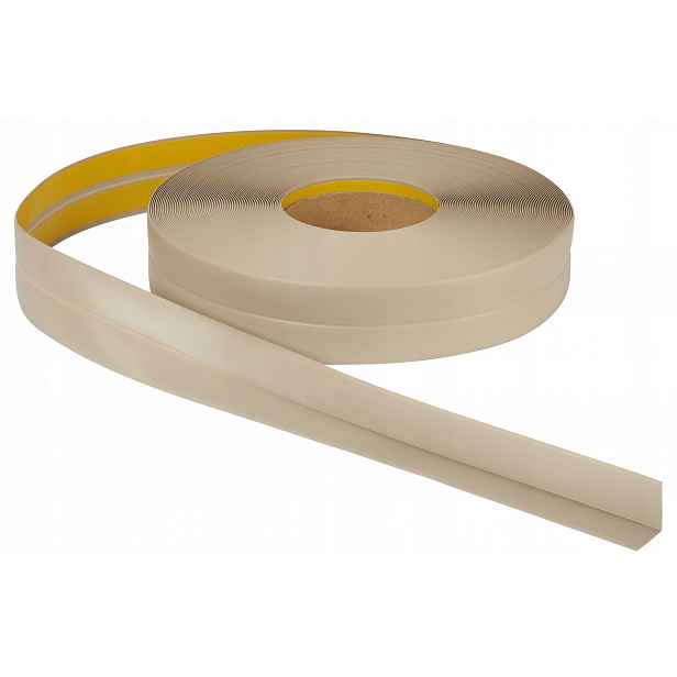 Dokončovací Lišta Elastická Pvc 18x18 20 m Béžová Úhelník