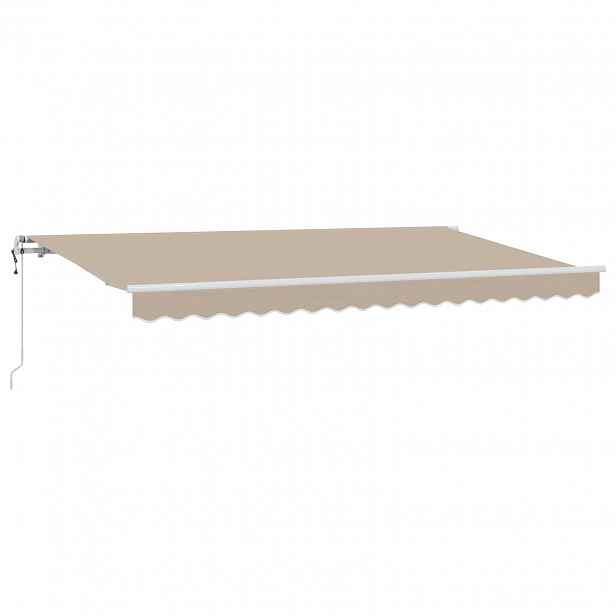 vidaXL Rám markýzy Bílá 300 x 250 cm Hliník