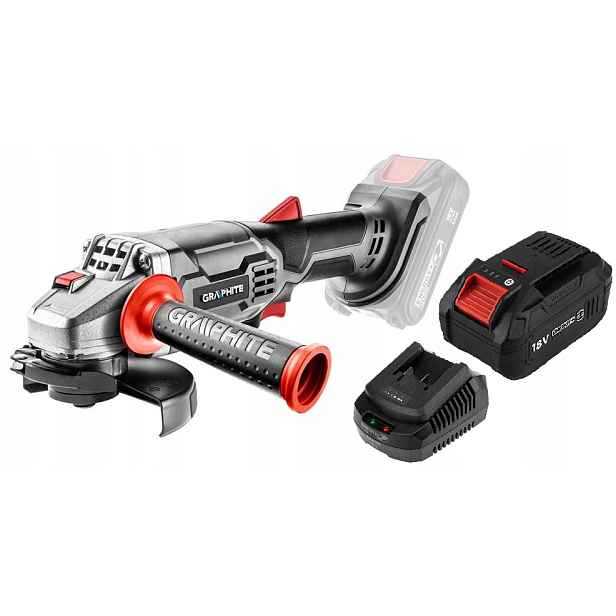 Graphite Úhlová Bruska Energy+ 18V 115MM 58G003 Akumulátor 6AH Napájecí Zdroj