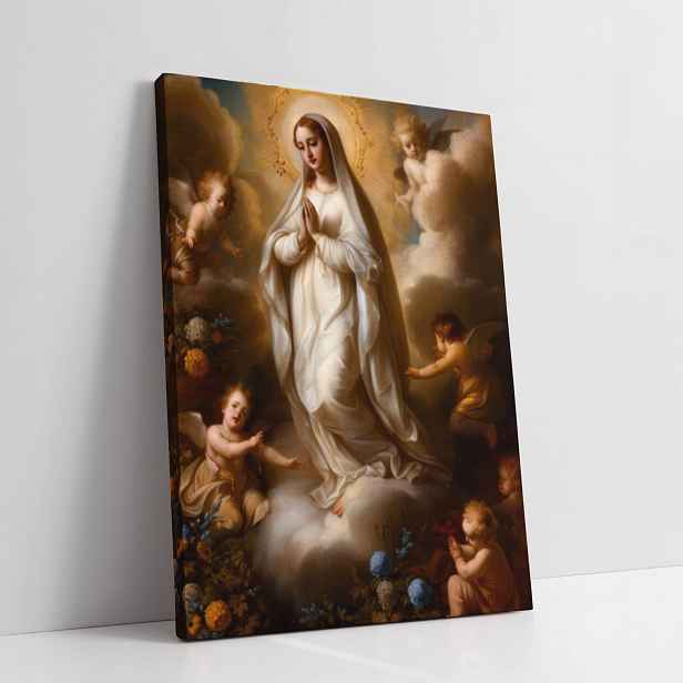 Obraz na plátně Neposkvrněná Matka Boží Maria do obýváku, pokoje, 60x80 cm