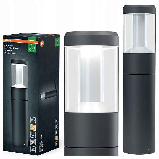 Zahradní sloupková venkovní Led lampa 12W 610lm 3000K IP44 Osram