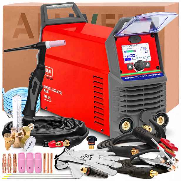 Invertorová Svářečka Ideal Expert Tig 202 Ac/dc Pulse Pro 3.5 230V 200A Mma