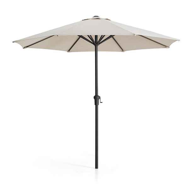 Šedý/béžový slunečník ø 300 cm Milna – Kave Home