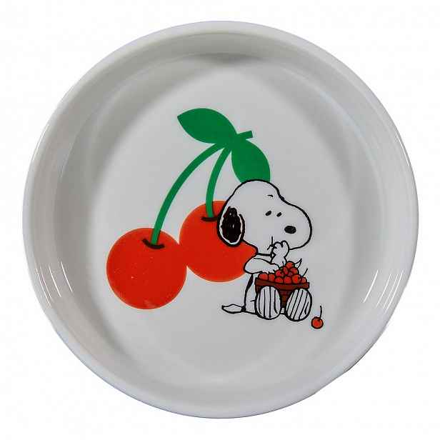 Butlers PEANUTS Talířek na šperky kulatý Snoopy a třešně 10 cm