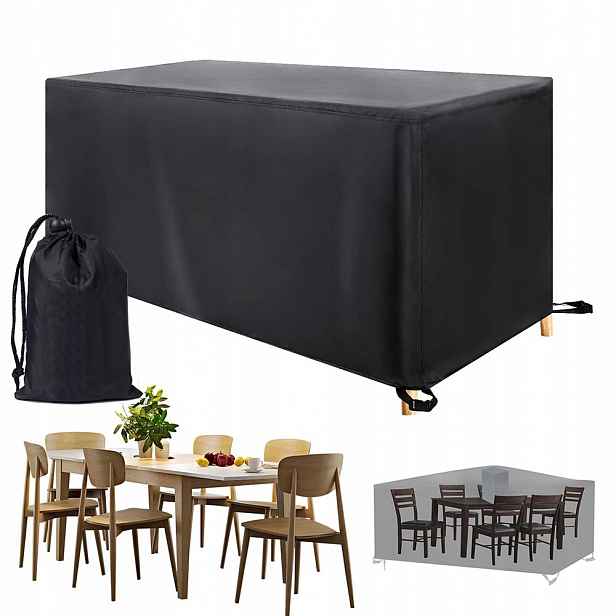 210D Obal na zahradní nábytek Pro Každého 230 x 165 x 80 cm černý