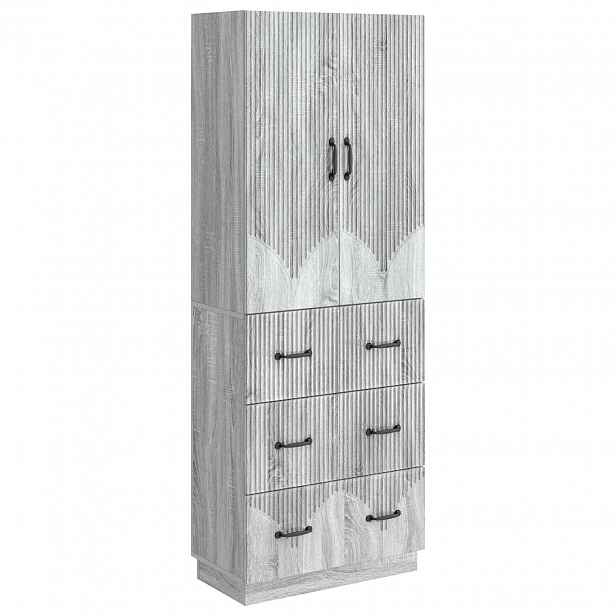 vidaXL Sada skříněk 2 ks 66 x 34,5 x 87 cm Kompozitní dřevo
