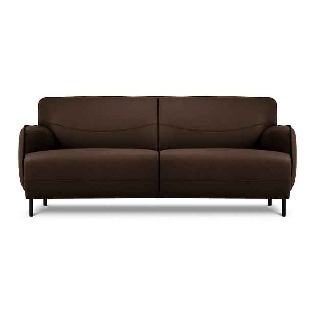Hnědá kožená pohovka Windsor & Co Sofas Neso, 175 x 90 cm