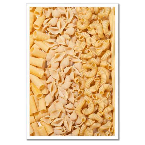 Plakáty v rámu 40x60 Druhy těstovin pasta
