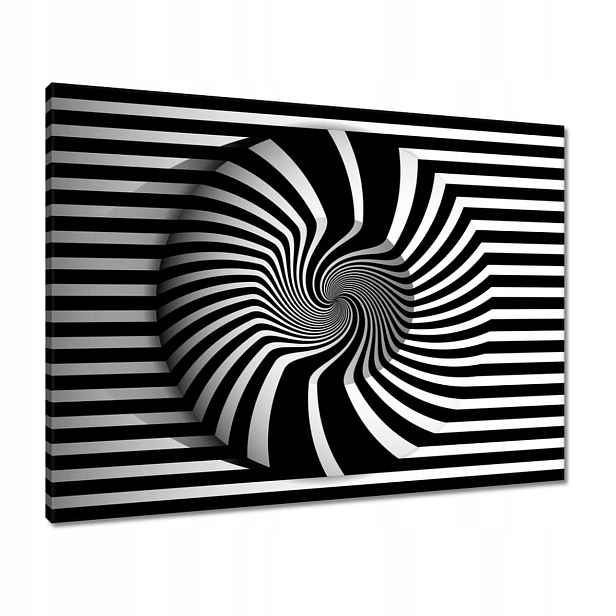 Obrazy 80x60 Abstrackja černobílá