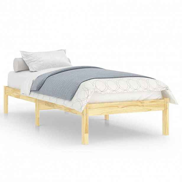 vidaXL Rám postele masivní dřevo 90 x 190 cm Single