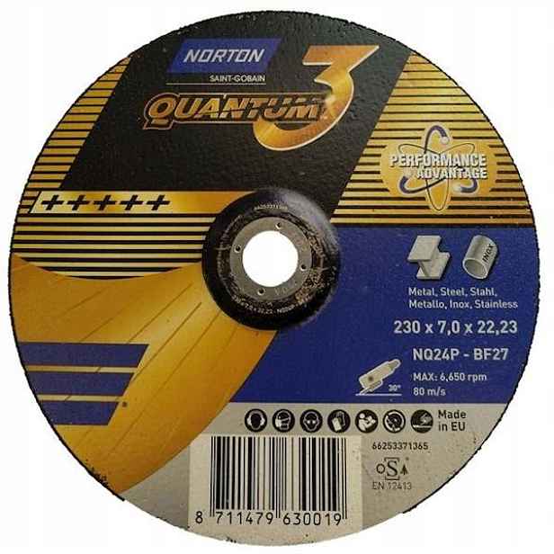 Brusný kotouč 230x7,0 Inox Metal Quantum 3