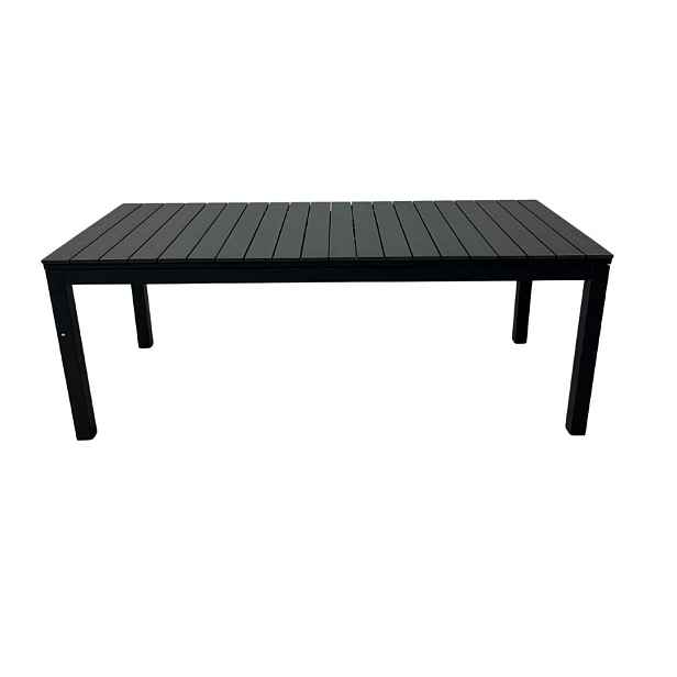 Elvisia Rozkládací hliníkový zahradní stůl VIVERE | antracit 90 x 200-260 cm