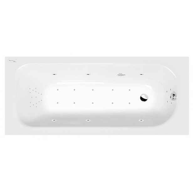Masážní vana Polysan Ebro 170x75 cm Highline Hydro-Air akrylát levá i pravá 26711.6010