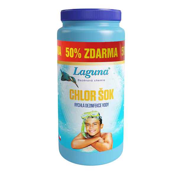 Chlor šok Laguna + 50 % zdarma