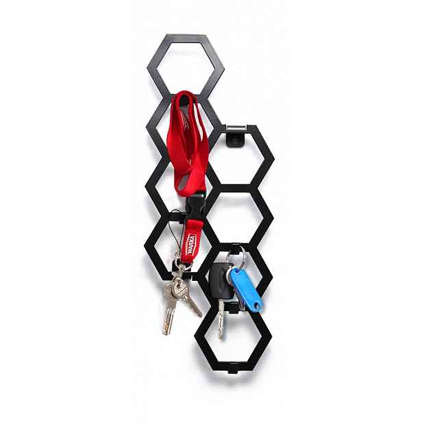 decolicious_pl, vertikální věšák na klíče Hexagon