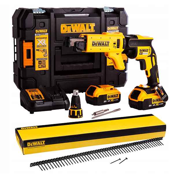 DeWalt DCF620P2K Aku Šroubovák 18V Pro Desky G-k Šrouby