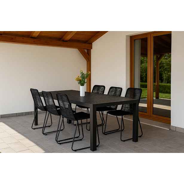 Elvisia Zahradní set BLOOM 6+1 | antracit