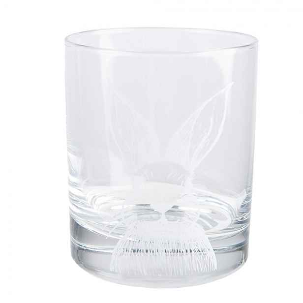 Sklenička na vodu s králíčkem Rabbit Cartoon - Ø 7*9 cm / 300 ml Clayre & Eef