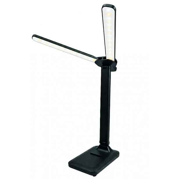 STOLNÍ LAMPA LEPUS BLACK CCT 11W DIM USB LB1