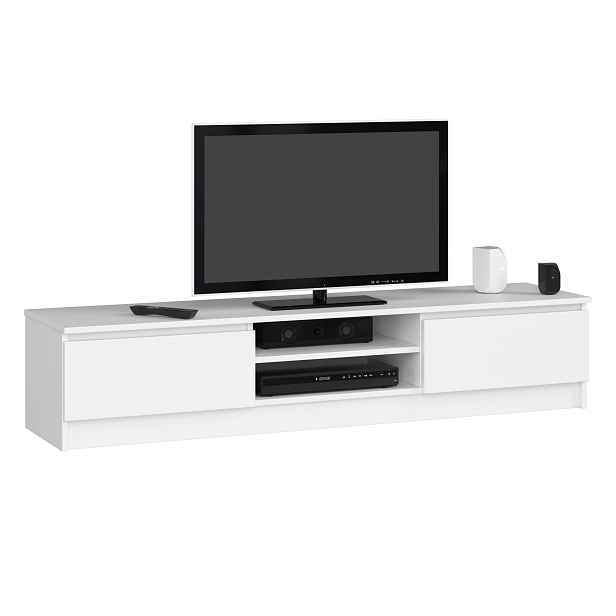 Ak furniture TV stolek Ronon 160 cm bílý