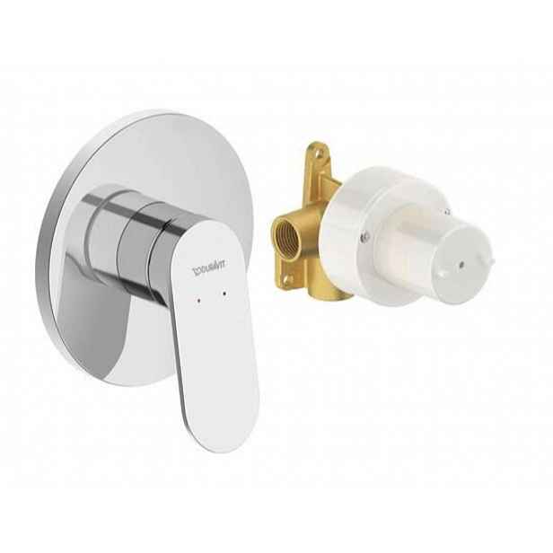 Duravit Wave - Sprchová baterie pod omítku, s tělesem, chrom WA4210007010