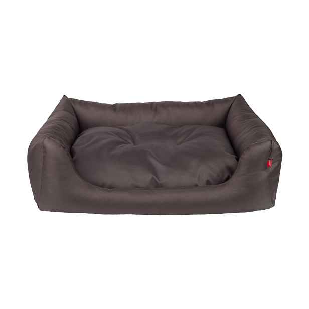 Pelíšek pro psa BASIK SOFA hnědá velikost S, M, L, XL, XXL Rozměr: S - 58x46x17 cm