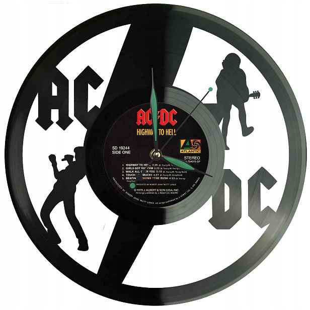 Ac-dc Acdc/dc Nápad na Dárek Nástěnná Dekorace z vinylové desky