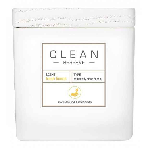 Clean Reserve fresh linens Sójová vonná svíčka 227 g