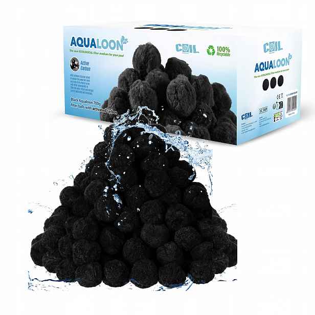 Filtrační Kuličky Do Bazénu S Pískovou Filtrací 700g Aqualoon Aktivní Uhlí