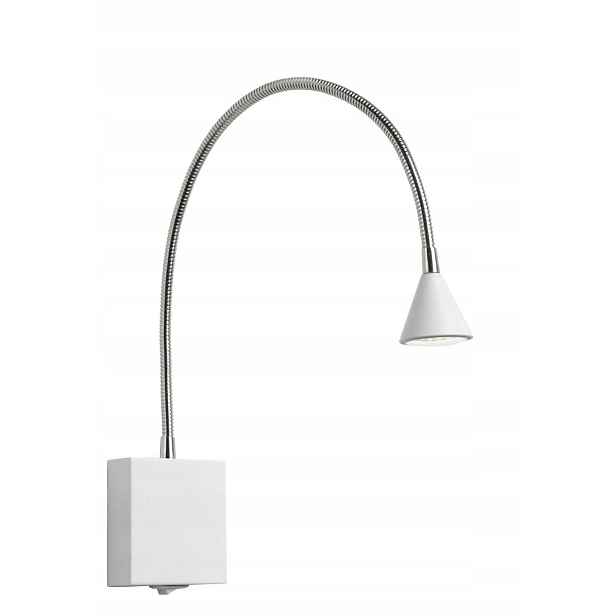 Lucide Nástěnné Světlo Buddy Led 3W 4000K Bílá-Chrom 300lm