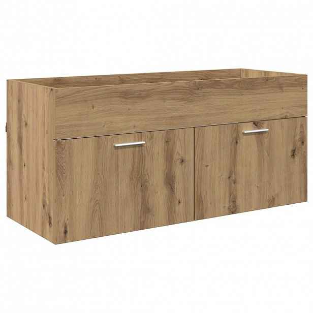 vidaXL Skříňka pod umyvadlo Artisanový dub Kompozitní dřevo