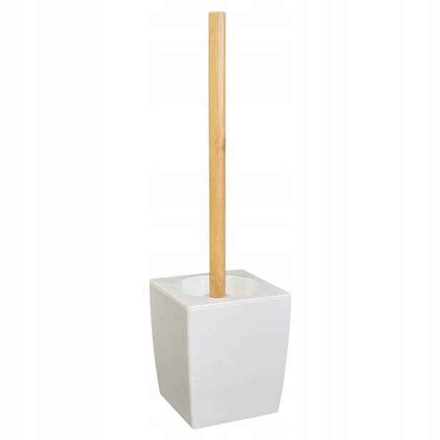 WC soupr. VALENCIA, 10,8x10,8x38,5cm, ABS plast+bambus