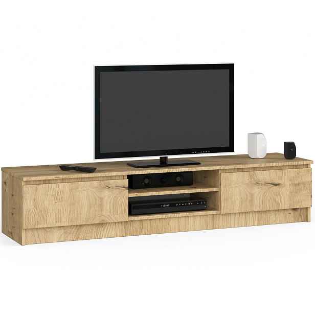 Ak furniture TV stolek Ronon 160 cm dub artisan