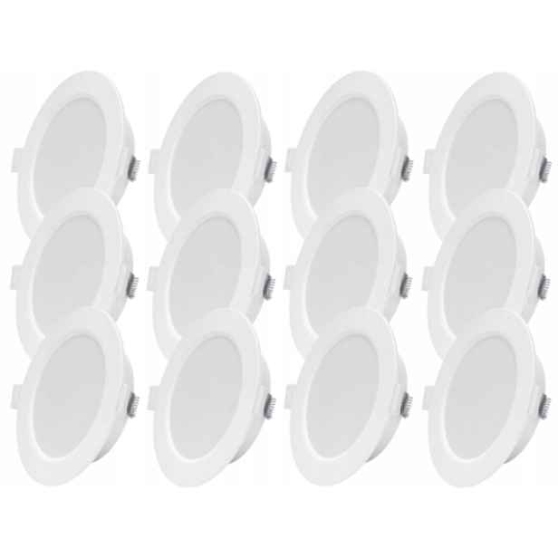 12x Led zapuštěné stropní svítidlo Slim Nw 4000K Plochý podomítkový panel