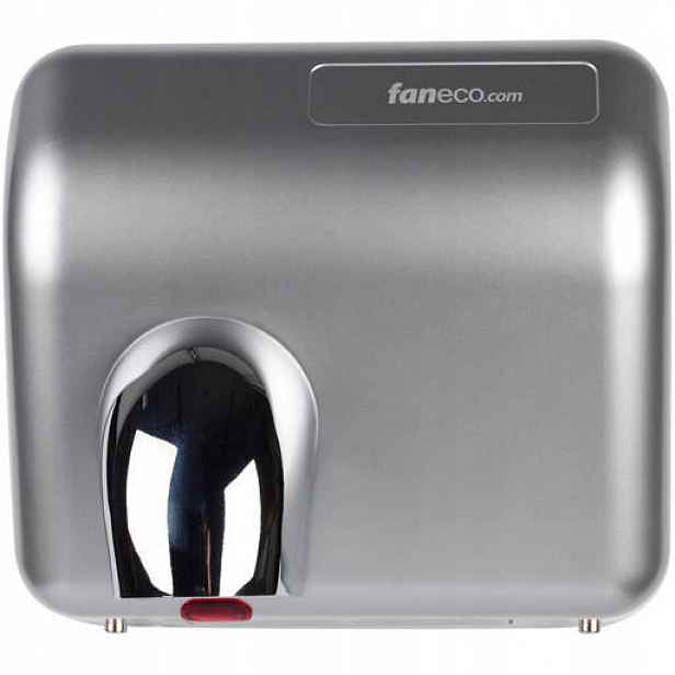 Automatický vysoušeč rukou Ponente 2300 W s tryskou, stříbrný, rychlé sušení