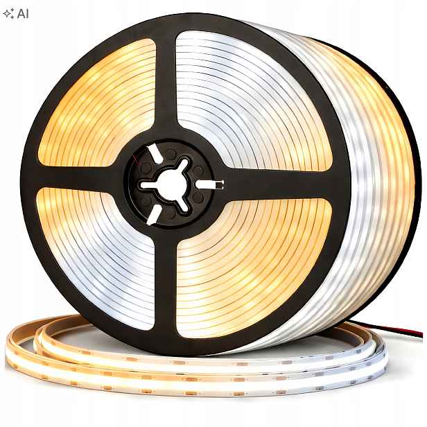 Led pásek Cct 12V Cob 50 m 608 diod 22W/m 2420lm/m teplý, neutrální, studený