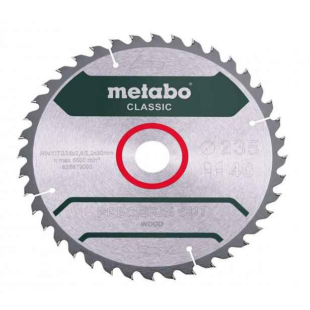 Metabo - Pilový kotouč na dřevo 235x30 mm, 40 zubů 628679000