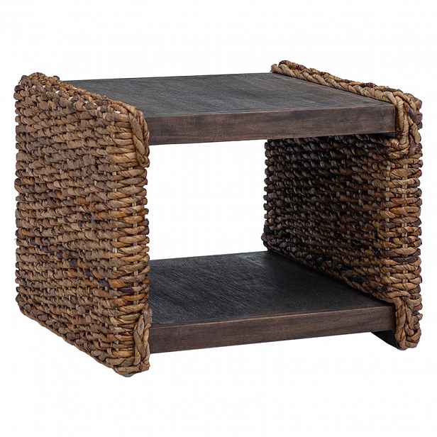 vidaXL Konferenční stolek Přírodní 45 x 45 x 45 cm