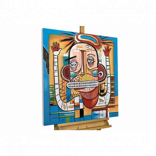 KUNSTLOFT RUČNĚ MALOVANÝ AKRYLOVÝ OBRAZ, 80/80 CM