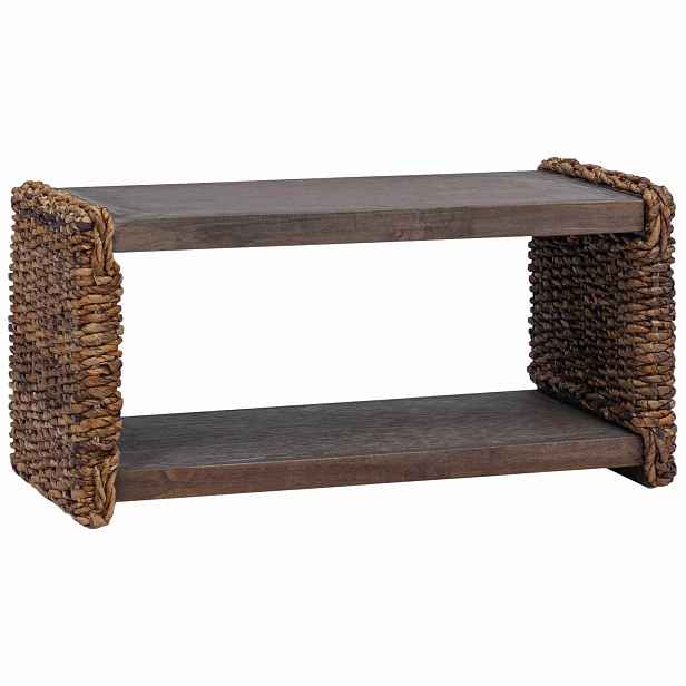vidaXL Konferenční stolek Přírodní 70 x 35 x 35 cm