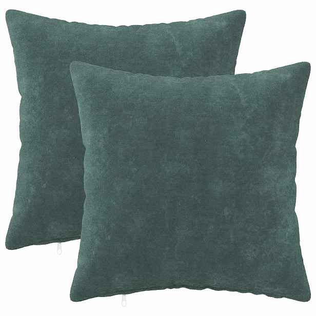 vidaXL Povlak na polštář 2 pcs HEERLEN Mořsky modrá 45 x 45 cm