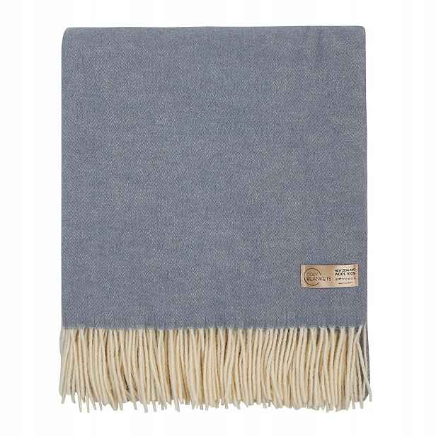 Vlněná Deka teplá měkká 100% vlna pléd deky 190x220 Cozy Blankets