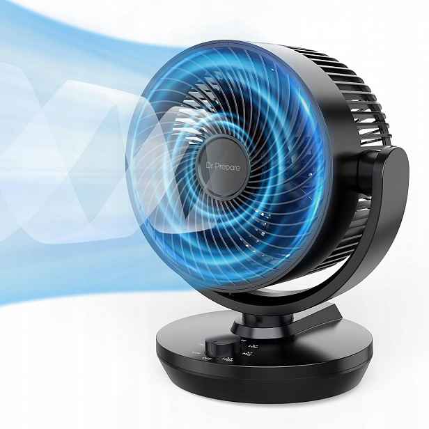 Dr.prepare Ventilátor Tichý Strolový DCCFA4 33W 70° samooscilační